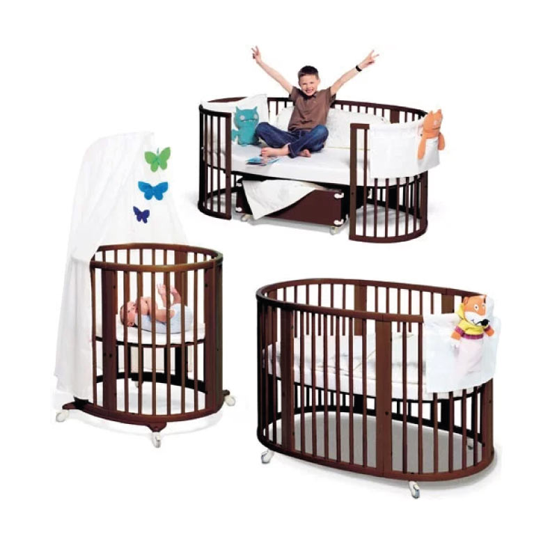 Sleepi Crib Brown (with complimentary linen set) for Rent - Planes Baby & Child