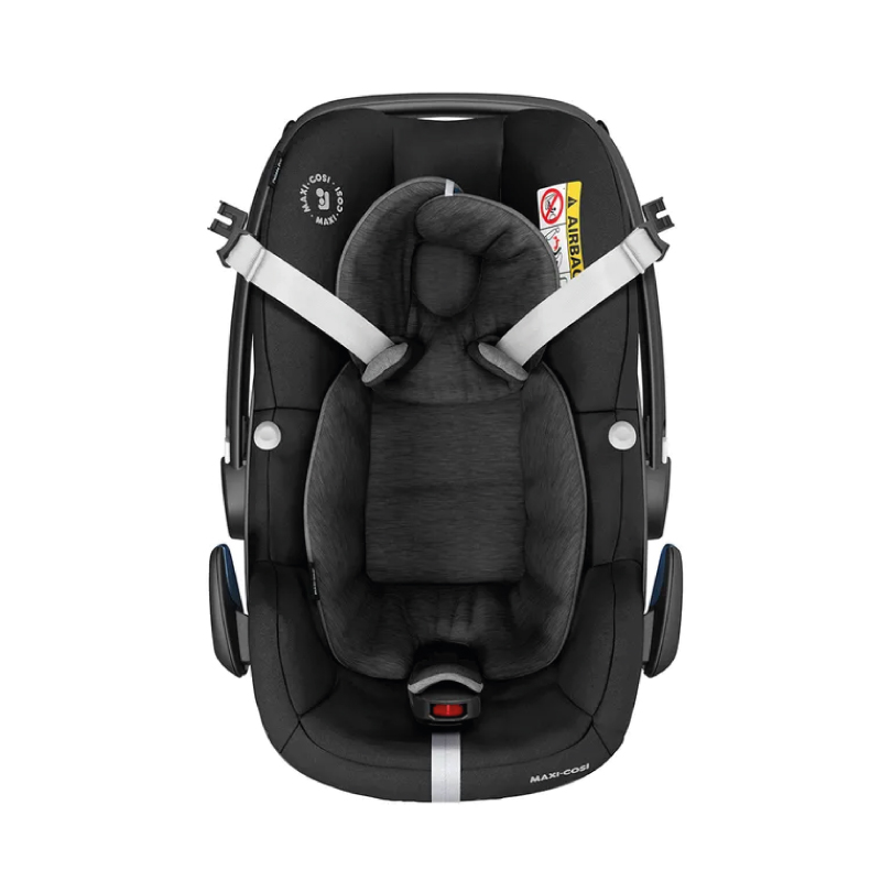 Maxi Cosi Pebble Pro i-Size Infant Car Seat Essential Black with FamilyFix  Base